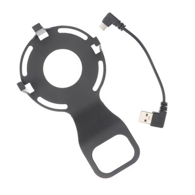 FONDOTIN 1pc Wall-Mounted Holder Compatible Non-Punch Design for Easy Installation for Living Room and Bedroom Use
