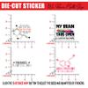 12 Pcs Mental Health Quote Stickers My Brain Has Too Many Tabs Open, Probably Overstimulated, Serotonin in This Economy, Mental Health Medical Vinyl Waterproof Decal for Water Bottle, Laptop 3 Inch view 4