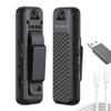 Mini Body Camera 1080P, Wearable Clip-On Body Cam with 180 Rotating Lens, Compact Hidden Camera, IR Night Vision, One-Button Recording for Work, Security & Personal Safety (TF Card Not Included) view 1