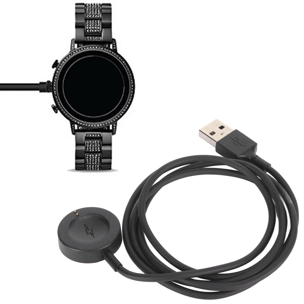 Smart Watch Charger, Magnetic Charging Cable for Gen 6/5/4 Sport Smart Watch, Compatible with Multiple Models, Black