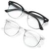 racico Nerd Cosplay Costume Fake Eyeglasses - Blue Light Glasses for Men Computer Gaming Blocking Glasses Anti Eyestrain view 1