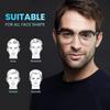 racico Nerd Cosplay Costume Fake Eyeglasses - Blue Light Glasses for Men Computer Gaming Blocking Glasses Anti Eyestrain view 2