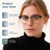 racico Nerd Cosplay Costume Fake Eyeglasses - Blue Light Glasses for Men Computer Gaming Blocking Glasses Anti Eyestrain view 3