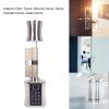 Smart Lock Cylinder Biometric Fingerprint Password Electronic Safety for 40 100mm Door Thickness Security Doors Wooden Doors Glass Doors Zinc Alloy view 4