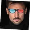 NUOBESTY 4pcs Glasses for Movies Tvs Projectors Flexible and Red- Plastic Eyewear for Lifelike Viewing Smartphones and Computers view 2
