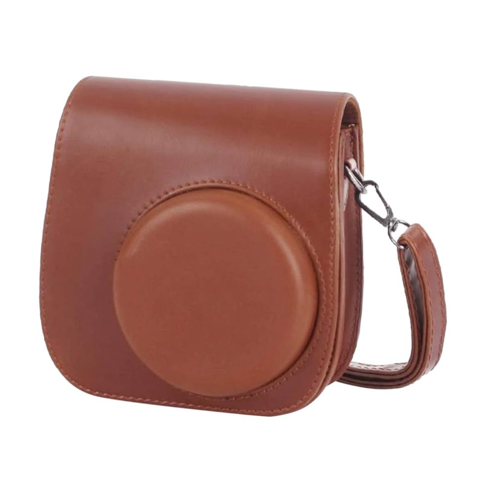 Angoily Camera Protector Cover for Mini Shoulder Strap Premium PU Fleece Interior Travel Friendly Design Photography Accessories
