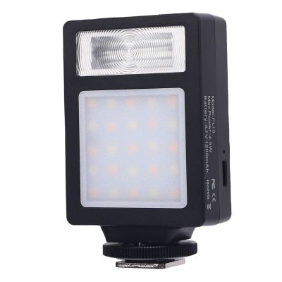 LED Camera Fill Light 2500K-6500K Digital Video Flashlight for Photography Live Streaming Universal Hot Shoe Interface