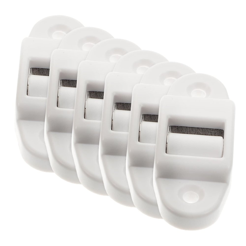 Toyvian 18pcs Strap Belt Guide Roller Dust Collector Internal Brush Lightweight Cleaning Accessory for Shutter and Gate Applications