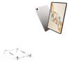 BoxWave Stand and Mount Compatible with Honor Pad X9a - Pocket Aluminum Stand 3-in-1, Portable Multi Angle Viewing Riser - Metallic Silver view 1
