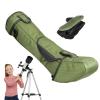 Telescope Bag  Nylon, Black, Spotting Scope, Storage Case, Travel Pack | Shock-Proof Adjustable Shoulder Strap Telescope Carrying Case For Outdoor Astronomy Gear Birdwatching 100MM 80MM Compatible view 1