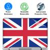11.6 12 Inch Laptop Skin Sticker Cover Premium Sticker Cover Art Decal Decorative (Included 2 Wrist Pad Skins) - UK Flag view 2