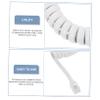 DIYEAH 2pcs Sturdy Phone Cords Cords for Home Phone Coiled Telephone Accessory view 4