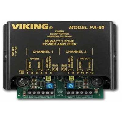 60w Compact Two Zone Amplifier - Black