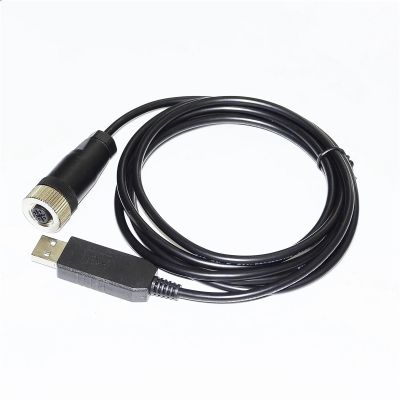 HETSCS CHIP USB to M12 5P Female RS232 Converter Serial Communication Cable for ITV1000 ITV2000 ITV3000 Series E/P Regulator(1.8m)