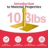 EMART Pipe and Drape Backdrop Stand Kit, 10ftx10ft Heavy Duty Adjustable Photo Background, Metal Frame with Flat Base for Wedding, Birthday Party, Banquet Decorations - Gold view 2