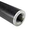 Carbon Fiber Extension Pole Rod 5/8-11 Threads Screw Mount Telescopic Pole Extender for Level GPS RTK Surveying GNSS Robotics Antenna Height Measurement Tripod Stabilizer (45cm/17.7") view 2
