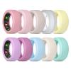 BandRain 10 Pack Cover for Oura Ring Gen 4/4 Ceramic/Oura Gen 3/ULTRAHUMAN Ring AIR, Anti-Scratch Elastic Silicone Protector Case Accessories for RingConn Gen 2/Gen 2 Air Women Men view 1
