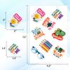 100pcs Back to School Stickers for Kids, First Day of School Sticker Waterproof Decals for Teens Students Classroom Teens Adults Girls Kids Funny Party Decorations view 4