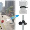 ylbtkioe TSC3 GPS Data Collector Pole Mount Bracket Holder Quick Release Clamp Cradle Compatible with Trimble TSC3 Surveying Equipment, Adjustable Range Pole Clip view 2
