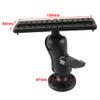 LULUFAIRING Cnsodo15 Boat Fish Finder Bracket, Black Adjustable Fish Finder Mount Base, Watercraft Fishing Finder Bracket Mount Plate Accessories Compatible with of Ships view 3
