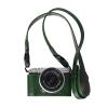 BMAOLLONGB X-M5 Case, Handmade Genuine Real Leather Half Camera Case Bag Cover for Fujifilm X-M5 Bottom Opening Version + Neck Strap (Green) view 1