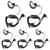 5 Pack cls1410 cls1110 2 Pin G-Shape Earpiece Headset with Mic PTT for Motorola Cp200 Rdm2070d Cp185 RDU4160D RMU2040 Walkie Talkies view 1