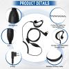 5 Pack cls1410 cls1110 2 Pin G-Shape Earpiece Headset with Mic PTT for Motorola Cp200 Rdm2070d Cp185 RDU4160D RMU2040 Walkie Talkies view 3