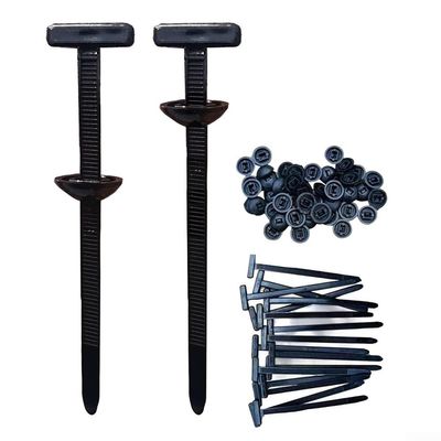 100Pcs Nylon Cable Ties With Buckle For Cars, Multifunctional Self-Locking Fasteners For Quick Repairs, Bumper Retainer Clips Rivets Fasteners for Auto Repairing Fix and Hole Fastening(100)