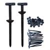100Pcs Nylon Cable Ties With Buckle For Cars, Multifunctional Self-Locking Fasteners For Quick Repairs, Bumper Retainer Clips Rivets Fasteners for Auto Repairing Fix and Hole Fastening(100) view 1
