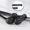 100Pcs Nylon Cable Tie Buckle, Heavy Duty Self-Locking Zip Ties Holder with Pin & Button, Multipurpose Plastic Cable Ties Tool for Car Repair, Black view 2