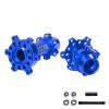 Aluminum Blue 7075 Front & Rear Wheel Hex Hub Set for LOSI 1/4 Promoto-MX RTR view 1