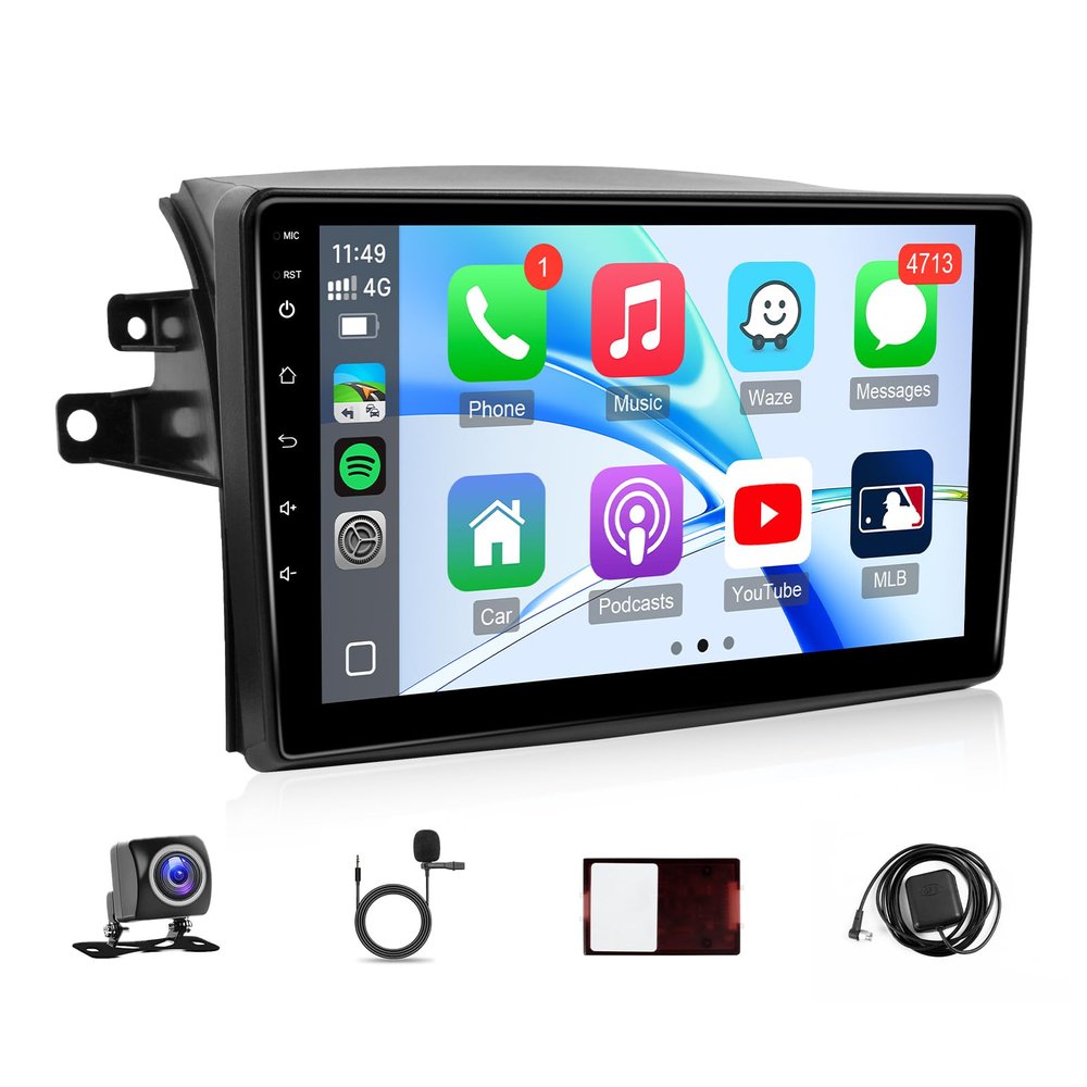 2+32GB Car Stereo for Toyota Sienna 2004-2010 - Support J.B.L System, 9 Inch IPS Touch Screen with Wireless Apple Carplay Android Auto, Upgraded Car Radio for Toyota Sienna with In-dash GPS BT WiFi FM
