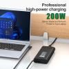200W Laptop Charger for HP OMEN 15 17 Victus Gaming Notebook, ZBook 15 17 Studio G3 G4 G5 G6, Pavilion 17 15, TPN-DA10 TPN-CA11 19.5V 10.3A Power Adapter Cord view 2