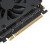 M.2 PCIE Adapter Efficient NVME Card 4x32Gbps for PCIE X16 to M.2 NVME 4PORT Cooler SSD Adapter for Tech Enthusiasts view 2