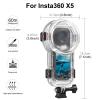 YicDofu 60M/196FT Invisible Diving Case for Insta360 X5 Underwater Waterproof Case Housing Shell for Insta 360 x5 Action Camera Protective Cover Accessories for Diving Surfing Swimming Skiing view 2