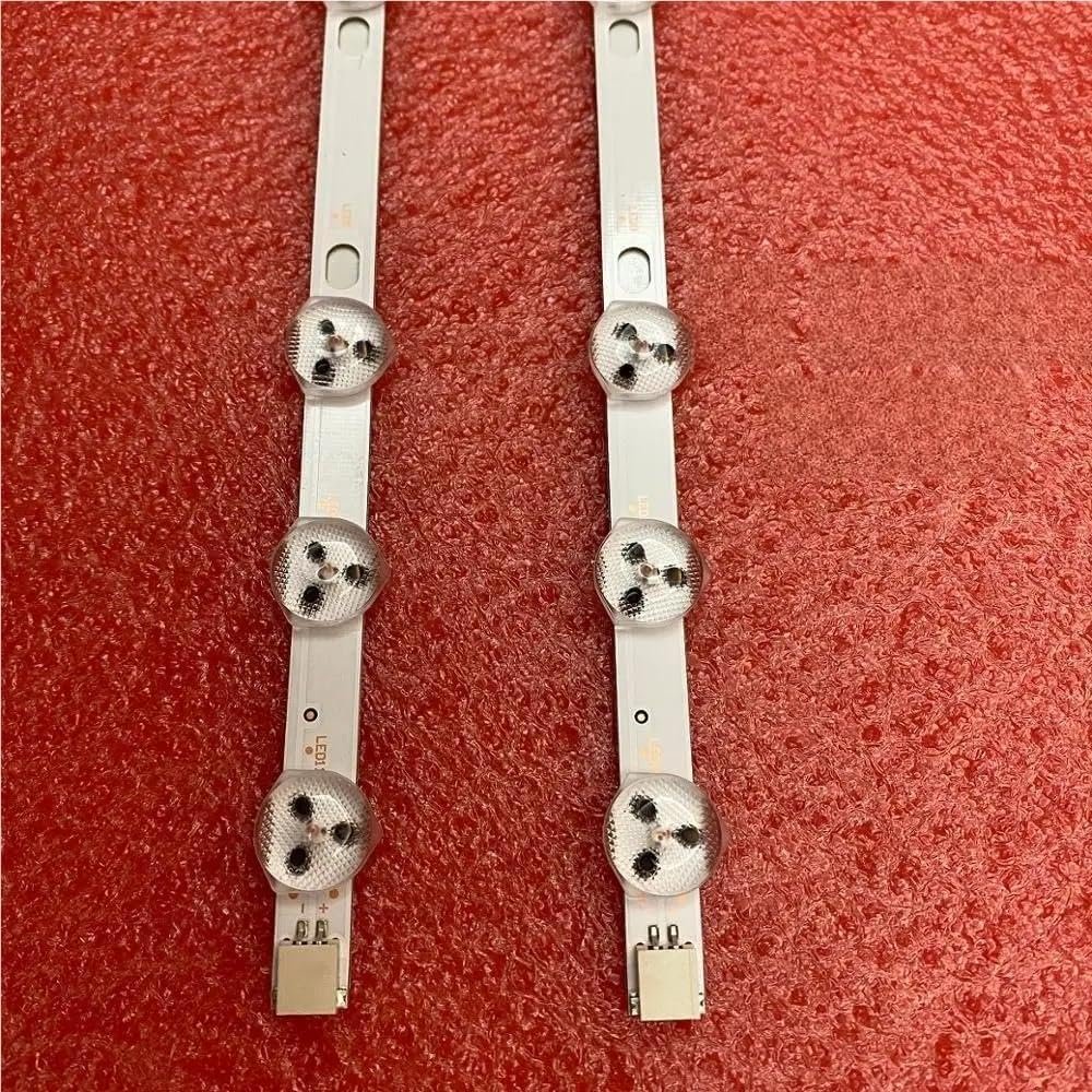 AEGVGLPLLZ LED Strip for 32PFL3008H/12 32 NDV Fit for Panasonic TX-32A300E TX-32E302B Fit for Toshiba 32W3863DG 32W3753DG 32W1333DG 32L3863DG TV LC32LD145K(2pcs for 1 TV)