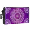 Falaniique Purple Boho Waterproof Outdoor TV Cover 36-39 Inch Weatherproof, Vintage Ethnic Abstract Geometric Aesthetic Outside Television Cover TV Screen Protector with Remote Control Pocket view 1