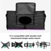 Falaniique Purple Boho Waterproof Outdoor TV Cover 36-39 Inch Weatherproof, Vintage Ethnic Abstract Geometric Aesthetic Outside Television Cover TV Screen Protector with Remote Control Pocket view 4