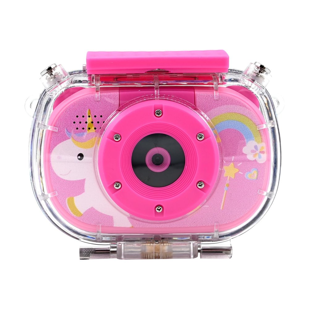 Kids Water Proof Camera, 1080P HD Video Recorder 2 Inch Screen Underwater Digital Camera for 3 to 12 Year Old Boys Girls with 32GB Card (Pink with Water Proof Case +32GB Memory Card)
