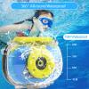 Kids Water Proof Camera, 1080P HD Video Recorder 2 Inch Screen Underwater Digital Camera for 3 to 12 Year Old Boys Girls with 32GB Card (Blue with Water Proof Case+32GB Memory Card) view 3