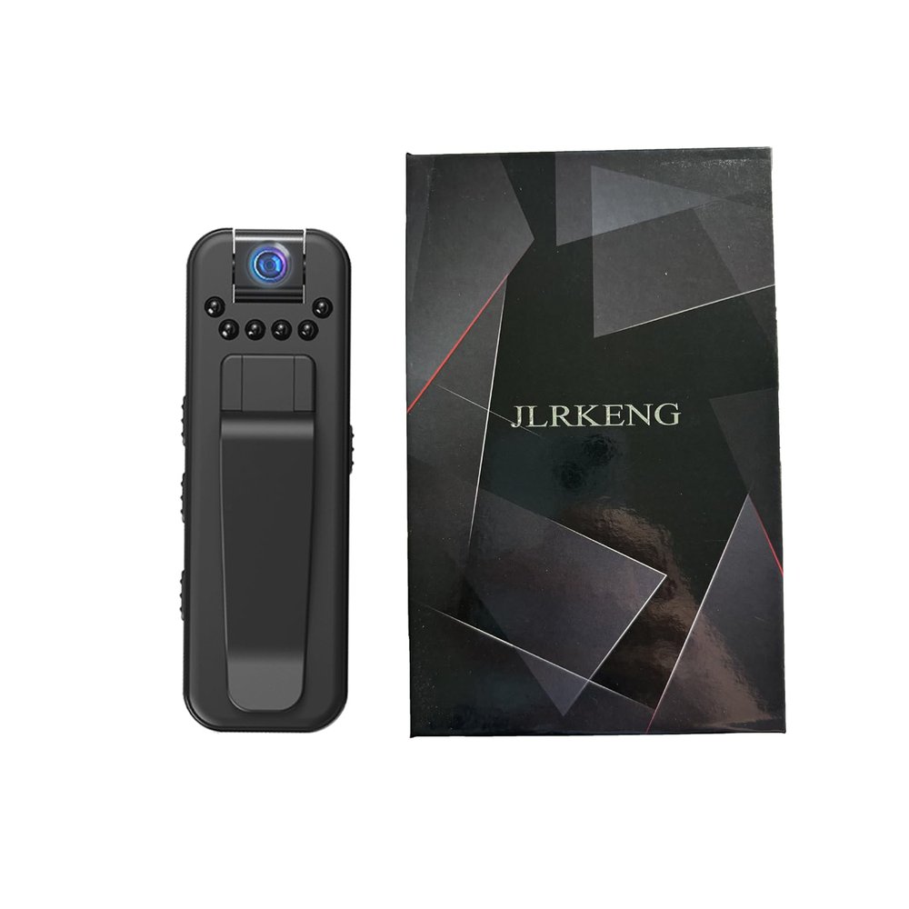 JLRKENG Body Cameras Bodycam with 180 Rotating Lens Mini Camcorder for Outdoor, Sports, Walking, Travaling, Pets