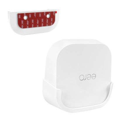 HOLACA Screwless Wall Mount for eero 7 Mesh Wi-Fi 7 Router, No Tools, No Drilling, Strong HVB Adhesive Mount-White(1 Pack)