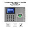 1000 Users Office Biometric Fingerprint Time Attendance Machine Code USB Disk Excel Export Empolyee Recognition Recorder(Silver) view 2