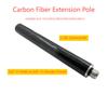 Carbon Fiber Extension Pole Rod 5/8-11 Threads Screw Mount Telescopic Pole Extender for Level GPS RTK Surveying GNSS Robotics Antenna Height Measurement Tripod Stabilizer (15cm/5.9") view 4