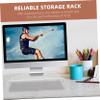 FONDOTIN Monitor Riser Stand for Desk Monitor Mounts Desktop Organizer Computer Storage Stand Riser Minimalist Design view 3
