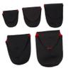 Angoily 1set Lens Pouch Bag for Dslr Camera Shockproof Neoprene Carry Case with Pull Cord Closure and Belt Loop for Dust and Scratch Protection 5pcs view 1
