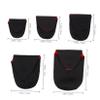 Angoily 1set Lens Pouch Bag for Dslr Camera Shockproof Neoprene Carry Case with Pull Cord Closure and Belt Loop for Dust and Scratch Protection 5pcs view 2