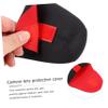Angoily 1set Lens Pouch Bag for Dslr Camera Shockproof Neoprene Carry Case with Pull Cord Closure and Belt Loop for Dust and Scratch Protection 5pcs view 3