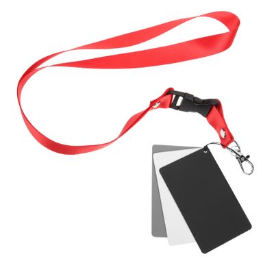 Angoily 4pcs White Balance Cards Grey Reference Cards for Exposure Calibration Safe Durable Photography Tools for DSLR Film
