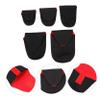 Angoily 2sets 5pcs Lens Pouch Shockproof Neoprene Camera Lens Bag and Water Resistant for Dslr Lenses Easy Access with Pull Cord Closure 5pcs*2 view 3